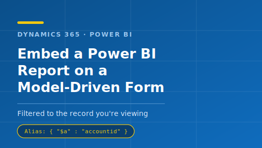 Embed PowerBI Report To Form