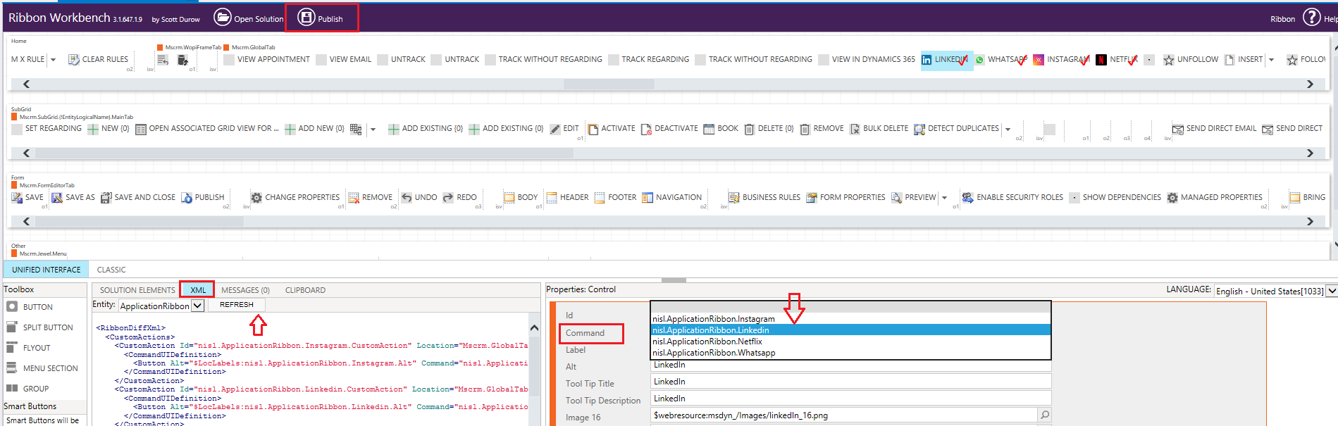 How to Add a Custom Button in the Global Command Bar in Dynamics 365 ...