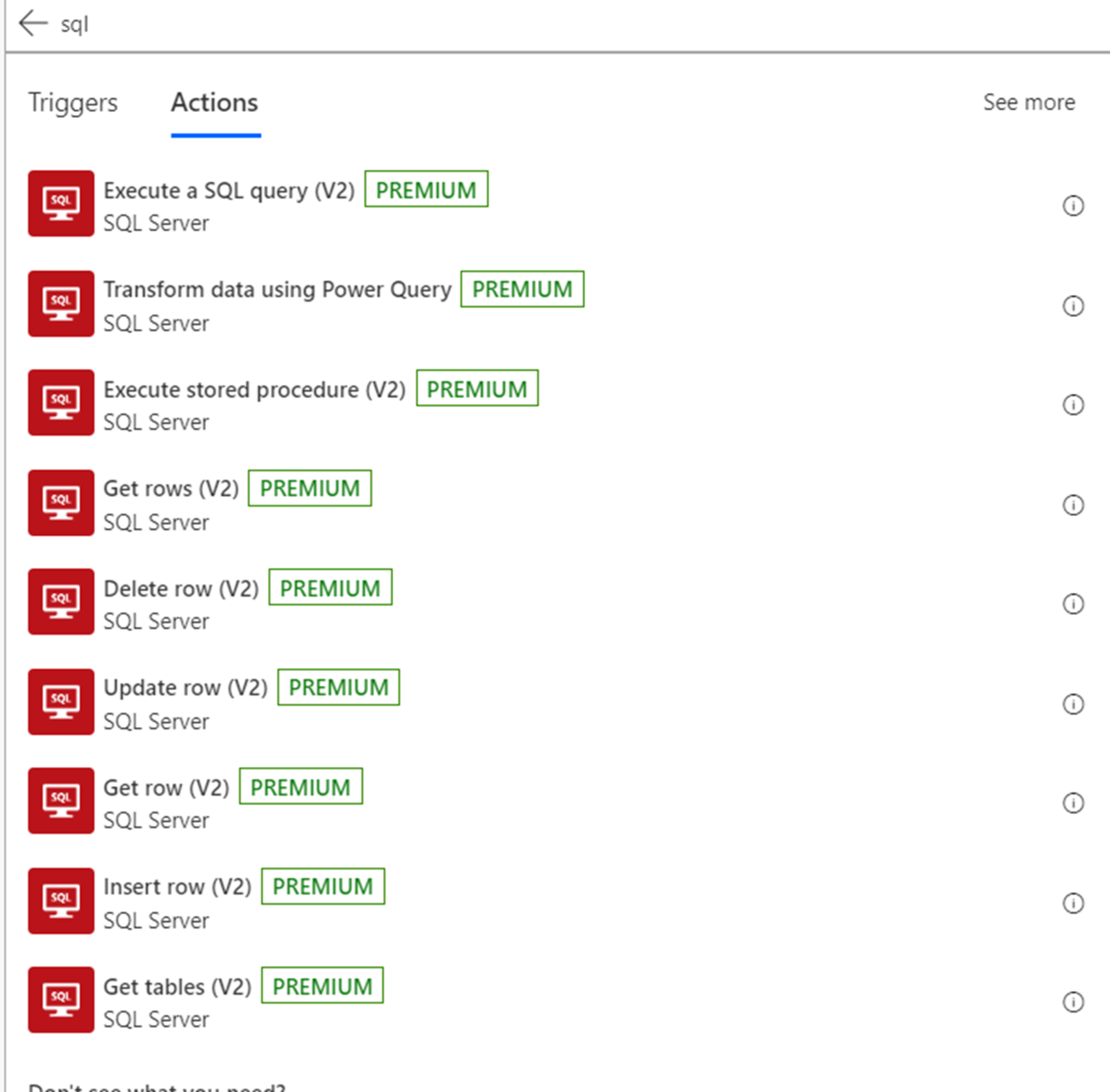 SQL Connectors 